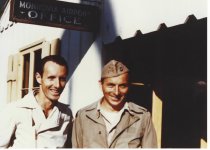 Al Blackburn and unidentified man